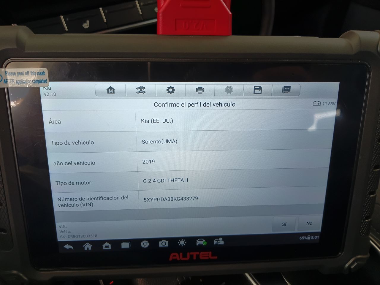 KIA Sorento 2019, foto 3 de 8
