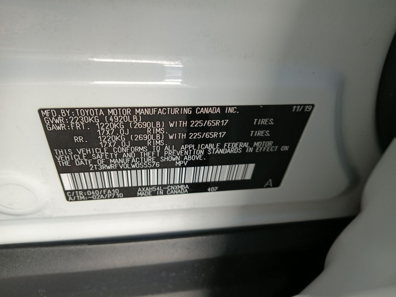 Toyota RAV4 Hv 2020, foto 1 de 8