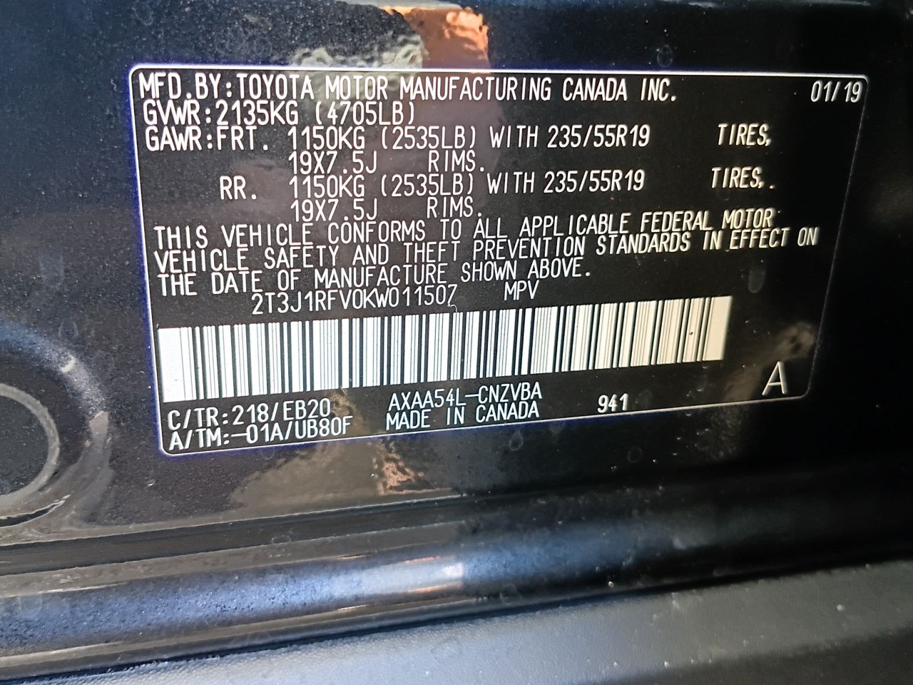 Toyota RAV4 2019, foto 4 de 8