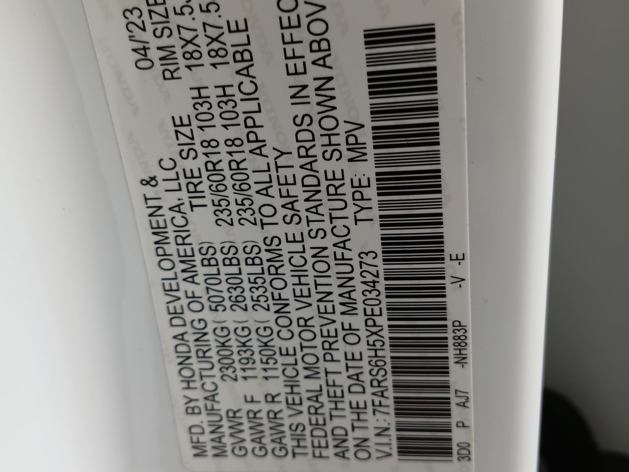 Honda CR-V Hybrid 2023, foto 7 de 8