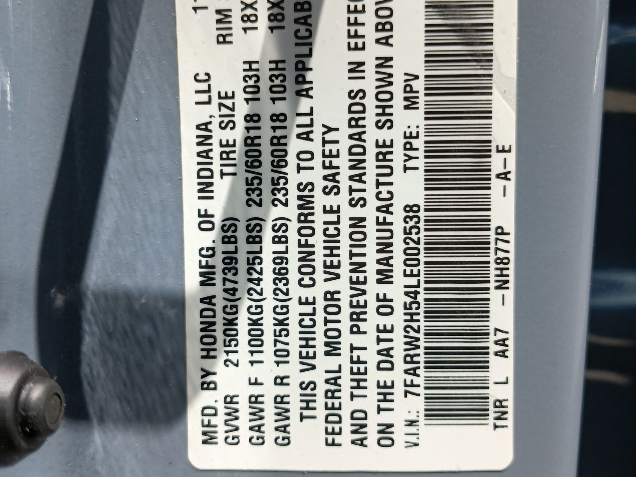 Honda CR-V 2020, foto 3 de 7