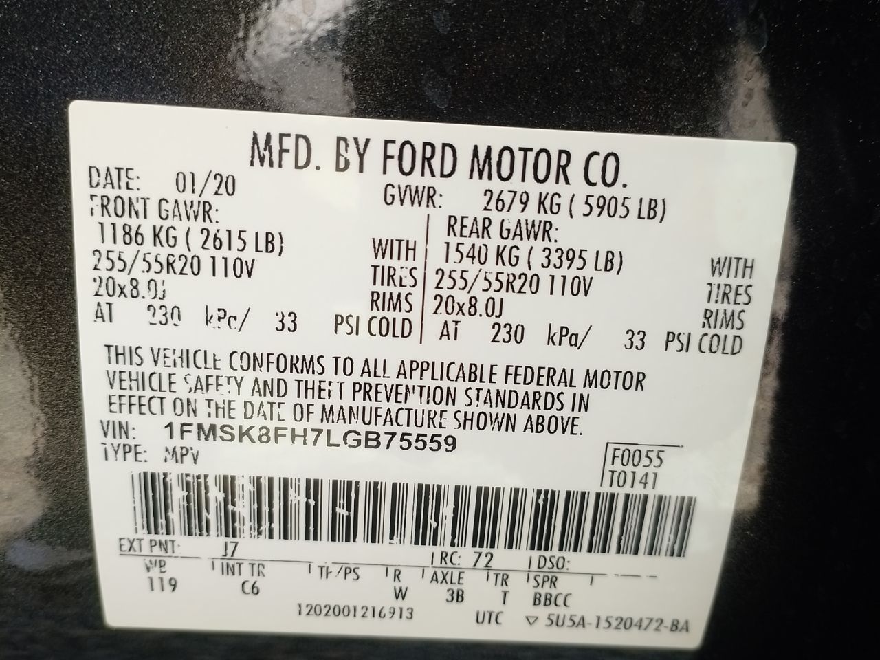 Ford Explorer 2020, foto 3 de 6